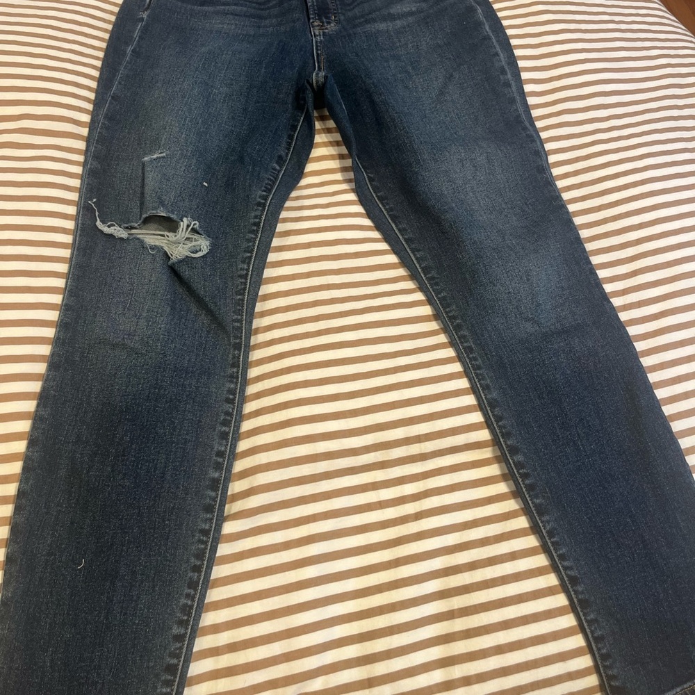 GAP Women's High Rise Skinny Jeans - Denim Blue